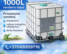 Vandens pristatymas - Vanduo statyboms - 1