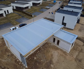Plokščių Stogų Dengimas Pvc, Epdm ir bitumine Danga / Tvirti stogai / Darbų pavyzdys ID 4342103