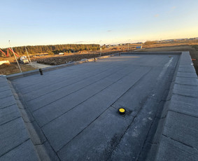 Stogdengiai, stogo darbai - Plok&scaron;čių stogų sprendimai &ndash; prilydoma bituminė danga - 4