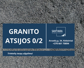 Atsijos trinkelėms - Betono mazgas ir birių medžiagų prekyba Kėdainiuose - 1