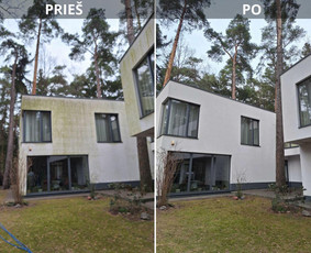 Valymo paslaugos - Fasadų, trinkelių, stogų, terasų plovimas ir impregnavimas - 2
