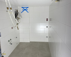 Palangių montavimas - Plytelės , dažymas. - 4