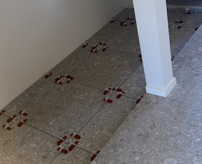 Palangių montavimas - Plytelės , dažymas. - 2