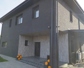 Klinkerio klijavimas - Lanksčiųjų fasado plytelių klijavimas - 1