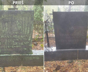 Atliktas paminklo valymas