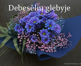 💜 Aprašymas
„Debesėlių glėbyje“ – tai lengvumo, ramybės ir pastelinių emocijų kupina puokštė.