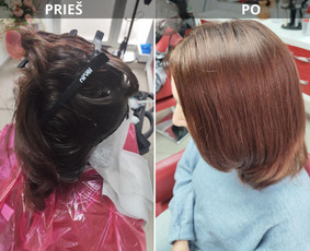 Grožio paslaugos - Viri&scaron;ki kirpimai, moterų kirpimai, dažymu technikos, sruoge, - 4