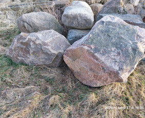 Skalda, smėlis, žvyras, juodžemis - Lauko akmenys - 3