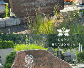 Paminklo, tvorelių atnaujinimas - Kapų įrengimas, tvarkymas, paminklai, plok&scaron;tės, akmenukų - 4