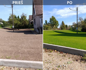 Vejos priežiūra, įrengimas - Vejos įrengimas, aplinkos tvarkymas, kelmų frezavimas. - 4