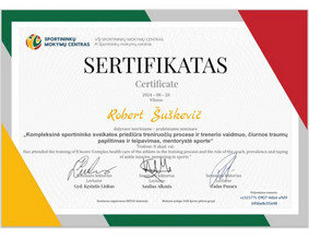 Konsultacijos - Atletinio rengimo treneris - 2