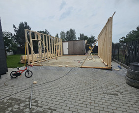 Karkasiniai statiniai, fasadai, stogai ir kiti statybos darb / KONS STATYBA, MB / Darbų pavyzdys ID 4346249