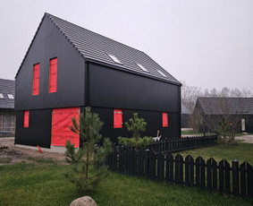 Karkasinių namų statyba - Karkasiniai statiniai, fasadai, stogai ir kiti statybos darb - 1