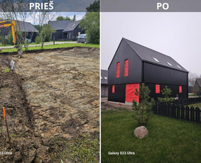 Individualių namų statyba iki raktų - Karkasiniai statiniai, fasadai, stogai ir kiti statybos darb - 1