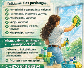 Valymas po statybos, remonto darbų - Valymo paslaugos - 1