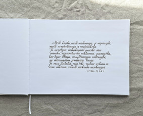 Renginiai, &scaron;ventės - Kaligrafijos paslaugos Jums - 1