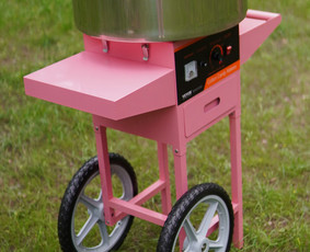 Lauko žaidimų nuoma - Nuomuojame pramogas. Batutas, cukraus vatos aparatas ir kt. - 3