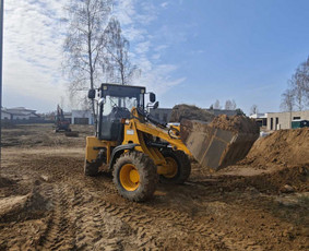 Statybinės technikos nuoma - Technikos nuoma statybvietėje - 2