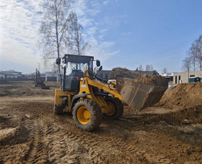 Statybinės technikos nuoma - Technikos nuoma statybvietėje - 1