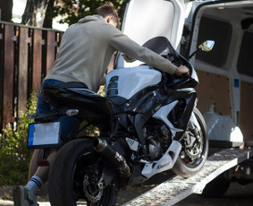 Krovinių pervežimas - Motociklų pervežimas Motospinta - 1