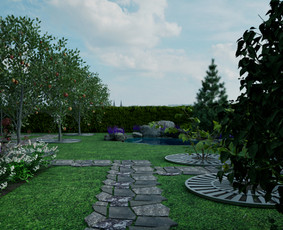 Aplinka, sodas - Kra&scaron;tovaizdžio projektavimas - 2