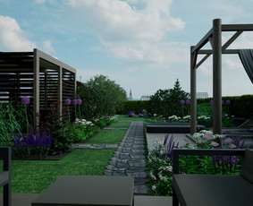 Aplinka, sodas - Kra&scaron;tovaizdžio projektavimas - 1