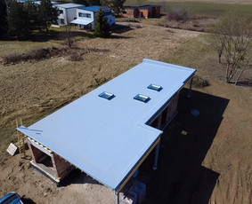 Plokščių Stogų Dengimas Pvc, Epdm ir bitumine Danga / Tvirti stogai / Darbų pavyzdys ID 4347723