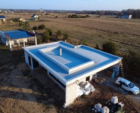 Plokščių Stogų Dengimas Pvc, Epdm ir bitumine Danga / Tvirti stogai / Darbų pavyzdys ID 4347731