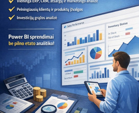 Internetas, IT - Duomenų analitika, verslo analitika (Power Bi, Sql, Excel) - 1