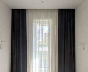 Užuolaidų siuvimas - Užuolaidų / romanečių siuvimas, bėgelių montavimas. - 2