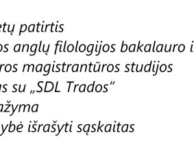 Vertimai anglų - lietuvių kalbomis - Reikia En-lt vertimo paslaugų? Susisiekime! - 4
