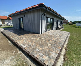 Trinkelių klojimas - Trinkelių klojimas, pagrindų ruo&scaron;imas, bortelių montavimas - 1