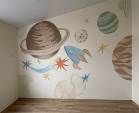 Piešimas/tapymas ant sienų, murals, piešimas ant stiklo / Samanta Lukauskaitė / Darbų pavyzdys ID 4348763