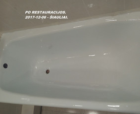 Vonios Restauravimas Vilniuje Vilniaus Apskritis / Titano danga net15 metų garantija (negelsta) / Darbų pavyzdys ID 926525