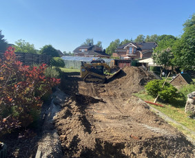 Drenažo įrengimas - Trinkelių klojimas, pagrindų ruo&scaron;imas, bortelių montavimas - 1