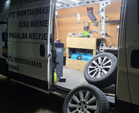 Padangų remontas - Ratų montavimas Jūsų kieme - 1