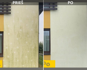 Fasadų plovimas - Trinkelių ir fasadų plovimas. - 2