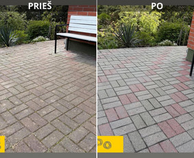 Srautinis valymas - Trinkelių ir fasadų plovimas. - 3