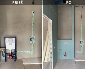 Palangių montavimas - Gipso kartono montavimas - 4