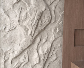 Interjero dekoravimas - Sienų dekoravimas/ akmens siena/ uolos imitacija - 1