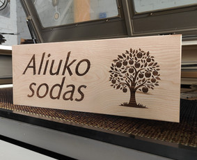 Graviravimo paslaugos - Pjovimas, graviravimas lazeriu, medienos apdirbimas. - 2