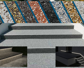 Grindjuosčių montavimas - Akmens kilimas. Liejamos epoksidinės grindys. - 1