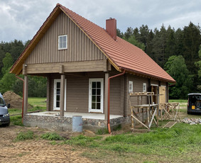 Statybos darbai - Rąstiniai namai - 2