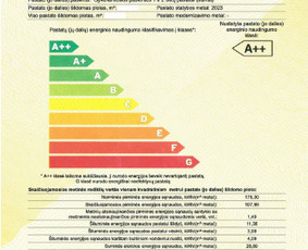 Energetinio naudingumo sertifikatai - Pastato energinio naudingumo sertifikatas - 1