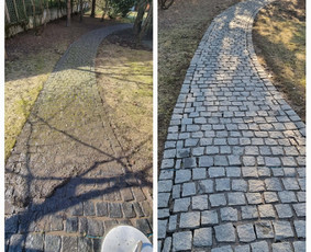 Trinkelių valymas - Fasadų ir trinkelių plovimas - 2