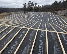 Statybos darbai - Stogų dengimas, remontas  Karkasiniai namai  - 2