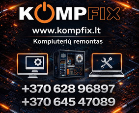 Internetas, IT - Kompfix &ndash; Kompiuterių remontas Vilniuje - 1