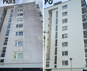 Auk&scaron;talipiai - Fasado tinkavimas, siūlių remontas - 4