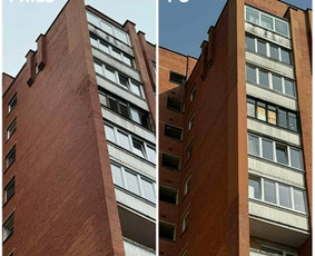 Auk&scaron;talipiai - Fasado tinkavimas, siūlių remontas - 1