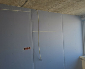 Statybos darbai - Gipso kartono montavimas - 2